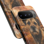 Border Terrier Earthy Watercolor Art Tough Phone Case