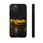 Aggressive Yellow C7 Z06 Tough Phone Case