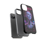 Glowing Headdress Regal Art Tough Phone Case - Gold Magenta Neon