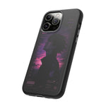 Melancholy Data Poster Phone Case, Glitch Anime Sky Tough Cover