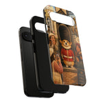 Corgi Royal Guard phone case | Cute British corgi soldier illustration