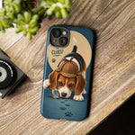 Beagle Nose Detective Phone Case Funny Dog Lover Gift