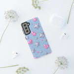 Pink Hearts & Holographic Stars Phone Case | Tough Cover