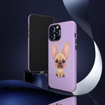 French Bulldog Bat Ears Kawaii Pet Dog Art Tough Phone Case