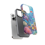 Underwater Coral Reef Phone Case | Colorful Tropical Fish Ocean Scene