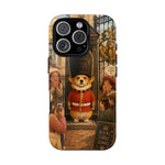 Corgi Royal Guard phone case | Cute British corgi soldier illustration