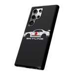R34 Skyline Japanese Flag Race Car Phone Case | JDM GT-R Tough Cover