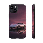Soft White C3 Corvette Mauve Sky Phone Case