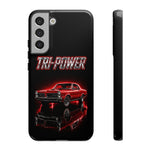 Tri-Power Classic Muscle Car GTO phone case | Retro Automotive Graphic