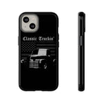 Classic Truckin Flag Chevy 3100 Pickup Tough Phone Case Cover Gift Art