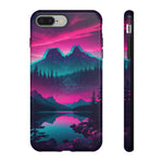 2 Rounds Canada Retina Artwork Vaporwave Phone Case – Landscape Aesthetic