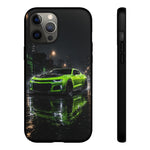 Camaro ZL1 Neon Green Muscle Car phone case | Tough Cover
