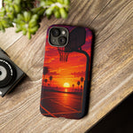 Basketball Court Sunset Phone Case | Tough Phone Case