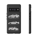 R32 Skyline Phone Case White, Three-View Vector Cover, Gift GTR Fans