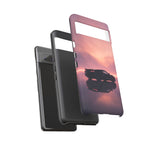 C8 Corvette Silhouette Pastel Horizon Case