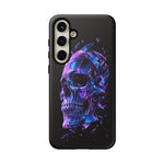Holographic Skull Phone Case, Shattered Glass Iridescent Cover