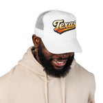 Texas Trucker Hat Vintage Retro Texas Sunset Foam Trucker Cap Western Cowboy Snapback Hat