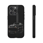 Nova SS Phone Case, Black 68 Muscle Car Silver Stripe Studio Cover