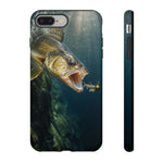 Walleye Jig Strike Phone Case Freshwater Fishing Gift for Anglers