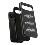 Silver Prelude Sports Coupe Tough Phone Case for JDM Fans