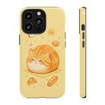 Orange Tabby Loaf Kawaii Chibi Pet Cat Art Tough Phone Case