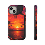 Basketball Court Sunset Phone Case | Tough Phone Case
