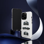 1966 Cobra Blue White Stripe Roadster Tough Phone Case Cover