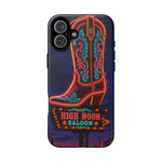 Neon Cowboy Boot phone case | High Noon Saloon design