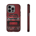 Red Classic Muscle Car 1970 Chevy Nova SS phone case | Tough Cover