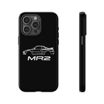 MR2 White Side Silhouette JDM Tough Phone Case Cover Gift