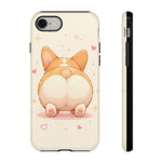 Corgi Chibi Kawaii Pet Dog Breed Art Tough Phone Case