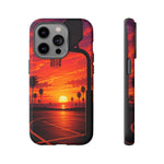 Basketball Court Sunset Phone Case | Tough Phone Case
