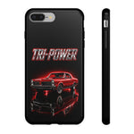 Tri-Power Classic Muscle Car GTO phone case | Retro Automotive Graphic