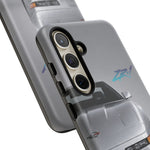 Silver C4 ZR1 Front View phone case | tough case for Vette Drivers