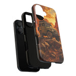 Land Cruiser FJ40 Classic 4x4 Red Rock Canyon Art Tough Phone Case