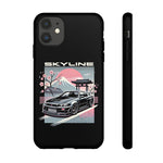 R34 Skyline GT-R Sakura Mountain JDM Tough Phone Case Gift