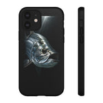 Tarpon Fishing Phone Case, Saltwater Portrait Black Cover, Gift