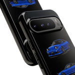 Blue 180SX JDM Sports Car Phone Case Tough Multi View