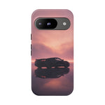 C8 Corvette Silhouette Pastel Horizon Case