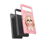Shih Tzu Princess Kawaii Chibi Puppy Pet Dog Art Tough Phone Case