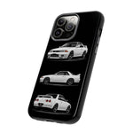 R32 Skyline Phone Case White, Three-View Vector Cover, Gift GTR Fans