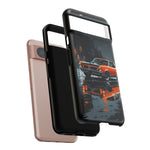 1966 GTO Orange Rainy City Tough Phone Case Cover Gift Art