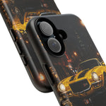 71 Camaro Z28 Phone Case, Rainy City Night Muscle Car Tough Cover