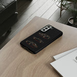 Trans Am Phone Case Black Gold, Three-View Vector Tough Cover