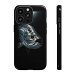 Tarpon Fishing Phone Case, Saltwater Portrait Black Cover, Gift