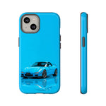 RX-7 Cyan Studio Phone Case Studio Color Match Car Art