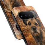 Border Terrier Earthy Watercolor Art Tough Phone Case