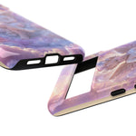 Cherub Cloud Throne Phone Case, Pastel Marble 3D Render Cover