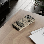Silver Hakosuka Phone Case, Vintage JDM Infographic Cover