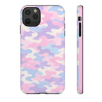 Pink Camo Pastel Art Tough Phone Case